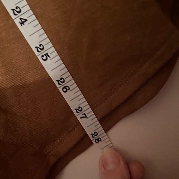 Zenana Outfitters Brown Top with Leopard Print Sleeves - Picture 6 of 7